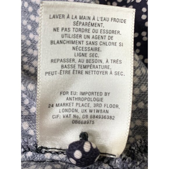 Maeve By Anthropologie Fit & Flare Mini Dress S RX10451 EUC Navy - Picture 9 of 9